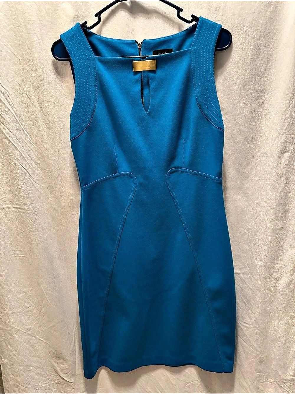Laundry by Shelli Segal Mini Dress in Blue Size 6 Like New